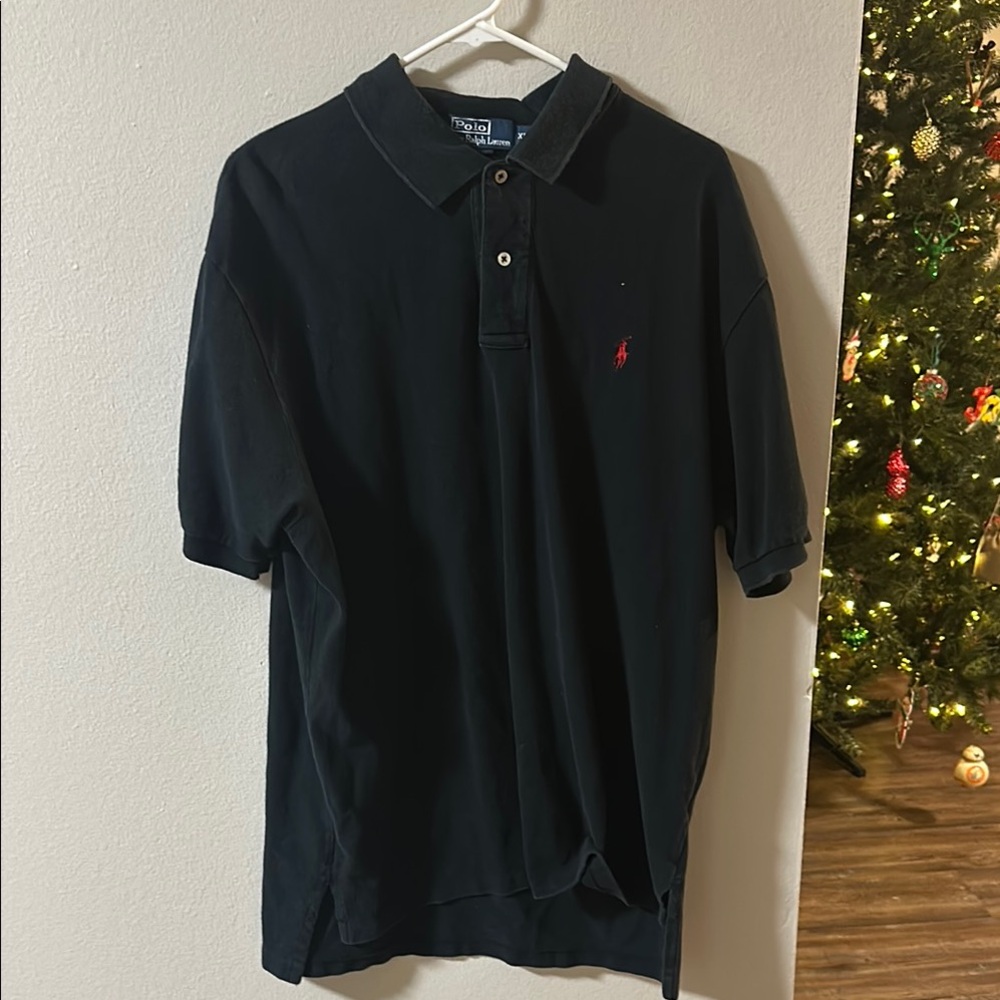 Polo by Ralph Lauren Men's Black Polo Shirt